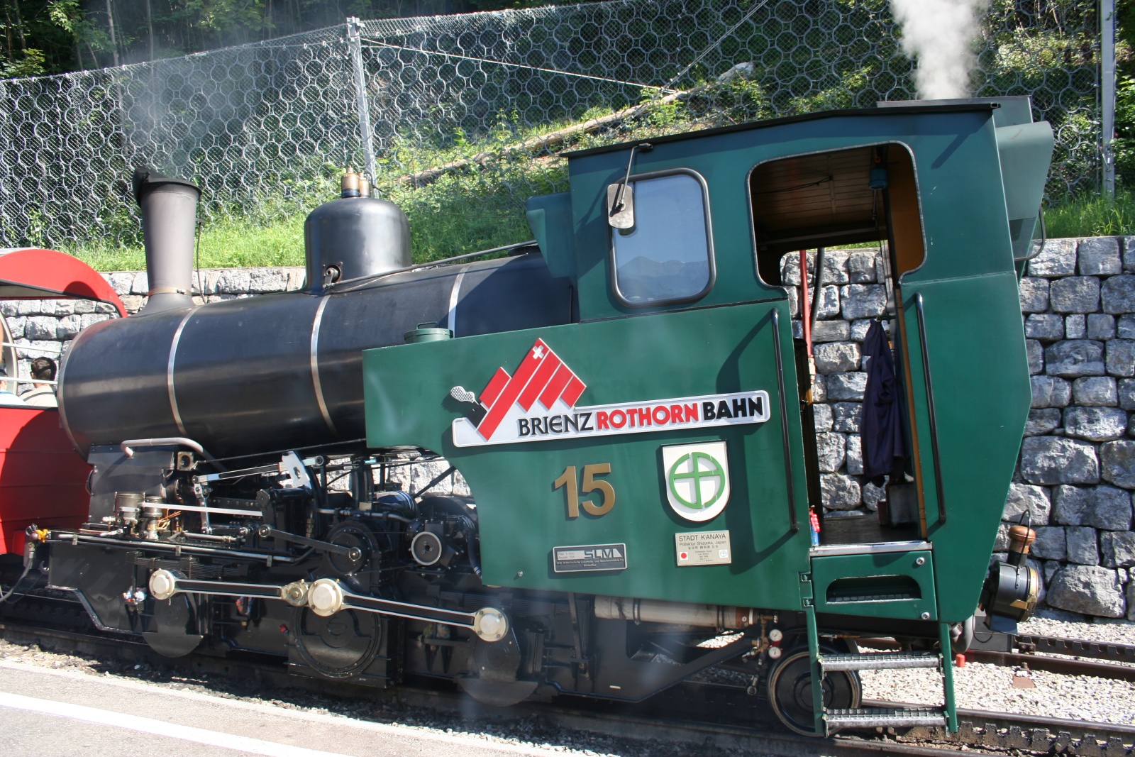 BRIENZ - Fantastica ferrovia in mezzo al verde della montagna